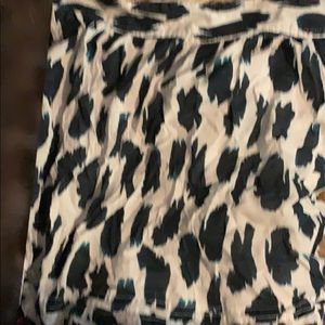 Loft paintbrush stroke print skirt!!!